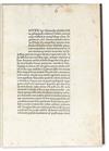 CURTIUS RUFUS, QUINTUS. Historiae Alexandri Magni.  1471.  The Earl of Pembrokes copy, bound for him.